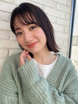 ロンド 表参道店(Lond) シースルーバング+外ハネボブ