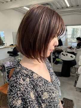 フィル(fil) ふんわりボブ/バイオレットブラウン