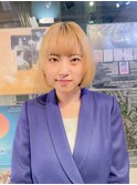 《ゲストスナップ》サイドバング/イエローカラー