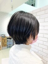 アッシュ 十日市場店(Ash)&nbsp;丸みショートボブ　#縮毛矯正