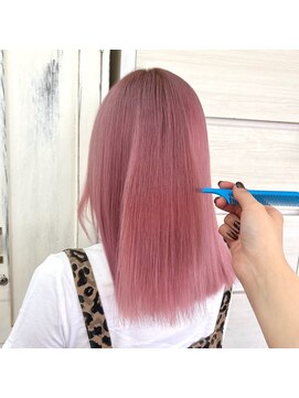 クラン ヘアーアンドスタジオ(CLAN hair & studio) #ブロッサムピンク#ヌーディーピンク#ミディアムヘアー