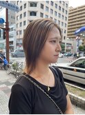 #バレイヤージュ#ブリーチ