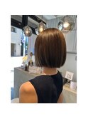 ショコラアッシュ/ショートボブ/ミニボブ/お手入れ楽/大倉山