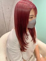 ミラシィ 稲毛(Mirashy)&nbsp;ピンクカラー×ロングスタイル