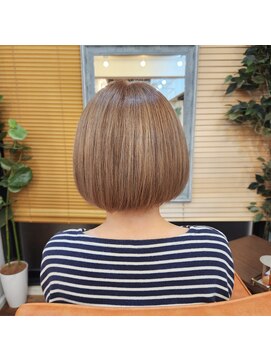 エルムトウキョウ(ELM Tokyo) ダブルカラー☆サンドベージュ☆白髪ぼかし☆