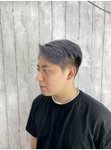 【MEN'S HAIR】【ダブルカラー】【シルバーカラー】【ショート】