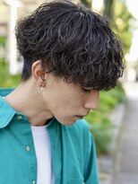 フィフス 栄(fifth)&nbsp;再現性高い波巻きスパイラルパーマ×刈り上げマッシュ