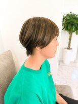 アントワープヘアーリノ(Antwerp hair lino) 【くびれショート】ミルクティーベージュ