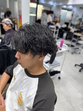 アイズ 本厚木(AIZU) メンズマッシュ×ニュアンスパーマ