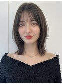 ボブディオリーブベージュ髪質改善縮毛矯正フェイスレイヤー