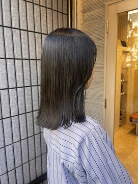 シュク 高円寺(SYUK) オリーブグレージュ/髪質改善/艶カラー【SYUK 高円寺 中野】