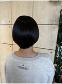 小顔補正立体カット×ナチュラル丸みマッシュ20代30代40代