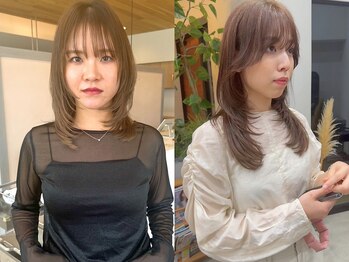 リットバイウェイズ(Lit by WAYS)の写真/ミリ単位で整える顔まわり/レイヤー×ワンカールで創るStyleが好評♪ウルフやステップカットはLitにお任せ!