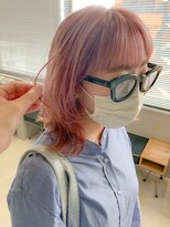 テトヘアー(teto hair)&nbsp;ピンクカラー、ピンクベージュ、薄いピンク、ブリーチカラー