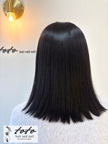 トトヘアーアンドネイル(toto hair and nail)&nbsp;人気NO.1【髪質改善カラーコース】カット・メテオカラー・TR
