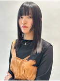 フルバング 黒髪 ローレイヤー 艶髪 艶トリートメント 10代20代