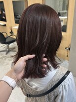 スミス 上野(smith)&nbsp;ピンクブラウン暖色カラーレイヤーカット