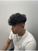 フェザーパーマ/スキンフェード/スペインカール/[大分駅]