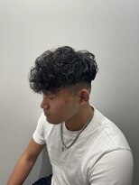 ジュール メンズ 大分(Joule men's)&nbsp;フェザーパーマ/スキンフェード/スペインカール/[大分駅]