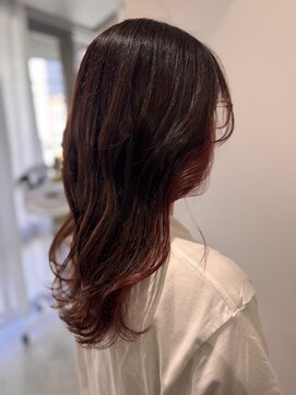 パラゴ(PARAGO.) チェリーブラウン×チェリーレッドインナーカラー