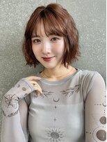 ロンドネートゥル 新潟(Lond naitre)&nbsp;ミディアムヘア/暗めカラー/デザインカラー(新潟/万代）