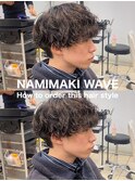 波巻きシャドウルーズスパイラルーズマッシュ赤羽メンズパーマ