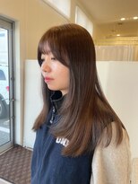 サラビューティーサイト 九大学研都市店(SARA Beauty Sight)&nbsp;髪質改善トリートメント/艶髪/ベージュ/ショコラブラウン/透明感