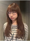 【馬場】顔周りレイヤー ウォームブラウン