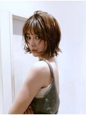 癖を生かしたボブカット