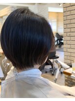 ハピネスフィール 宇治店(Happiness FEEL)&nbsp;顔周りショートボブミセスボブミセスショートミルクブラウン