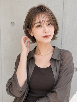 グリッター 仙台中央店(GRITTERs) レイヤーボブ 切りっぱなしボブ レイヤーカット20代30代40代
