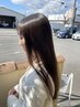 【鬼澤限定/美髪改善】シルク矯正+トリートメント+カット