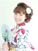 ゆかたヘア　サイドアップ【護国寺駅.目白台】