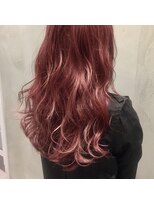 アンド バイ ヘアサロン(AND by hair salon) チェリーピンクカラー