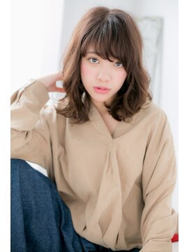 ドクターズサロン LAB 小山店 【Lab小山】斜めバングで目力UP♪グラマラスセミディd