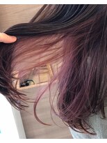 ヘアアンドメイク シークネクスト(HAIR&MAKE SeeK NEXT) 【 NEXT立川 】インナーカラー　ピンクカラー