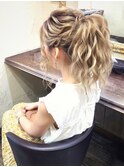 くるくるポニーテール