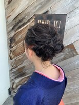 ヘアー アイス カンナ(HAIR ICI Canna)&nbsp;王道カワイイふんわりセット！卒業式スタイル