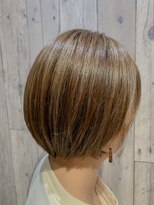 リアクト 池袋(Re:act)&nbsp;立体感ハイライトベージュショートボブ【Re:act池袋/池袋西口】