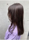 濡れ髪 レイヤーミディアム &nbsp;オリーブカラー ダークグレージュ