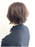外はねショートボブ