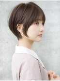 前髪あり大人ショートボブ20代30代40代【AIN.表参道】川原大地