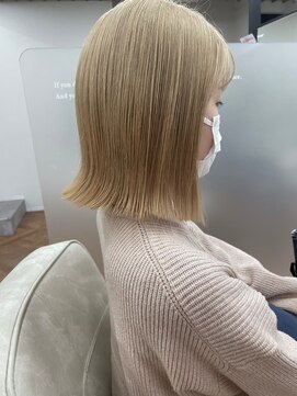 フロート 小阪店(float) ベージュカラー　ヌナボブ チャンモリ ボブルフ