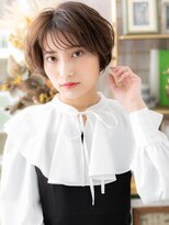 カバーヘア ブリス 北浦和(COVER HAIR bliss)&nbsp;シースルーバングゆるふわ小顔ボブショートa北浦和20代30代40代