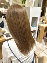 ヘアーサロン エムプラス ヨツバコ店(HAIR SALON M.PLUS) ◇赤みなしブラウンカラー×まろやかベージュ◇