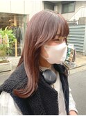 ダブルカラーピンクベージュケアブリーチハイトーン髪質改善