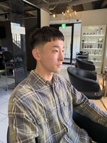 アイズ 海老名(AIZU)&nbsp;クロップスタイルフェードカット骨格矯正カットメンズカット