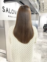 サロウィン 池袋(SALOWIN)&nbsp;美髪縮毛矯正 × ブリーチなしミルクティーベージュ #098