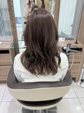 アッシュ 高円寺店(Ash) レイヤーウルフカット×モカブラウン