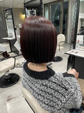 ヘアーアンドスパ フェリーチェ ミチ 野田屋町店(HAIR&SPA felice MICHI) 【feliceMICHI 豊田希美】切りっぱなしボブ